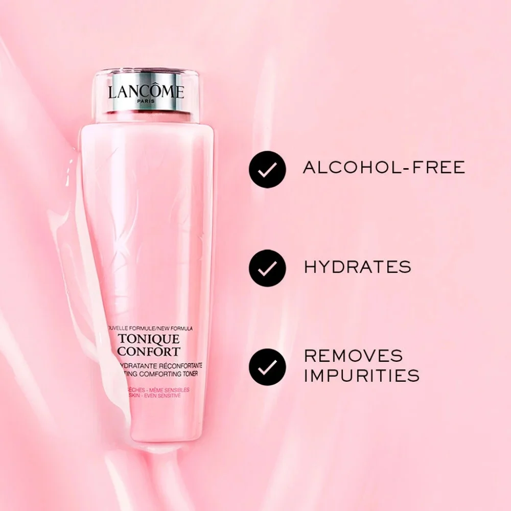 LANCÔME TONIQUE CONFORT HYDRATING TONER WITH HYALURONIC ACID HYDRATING & PURIFY - Picture 2 of 13